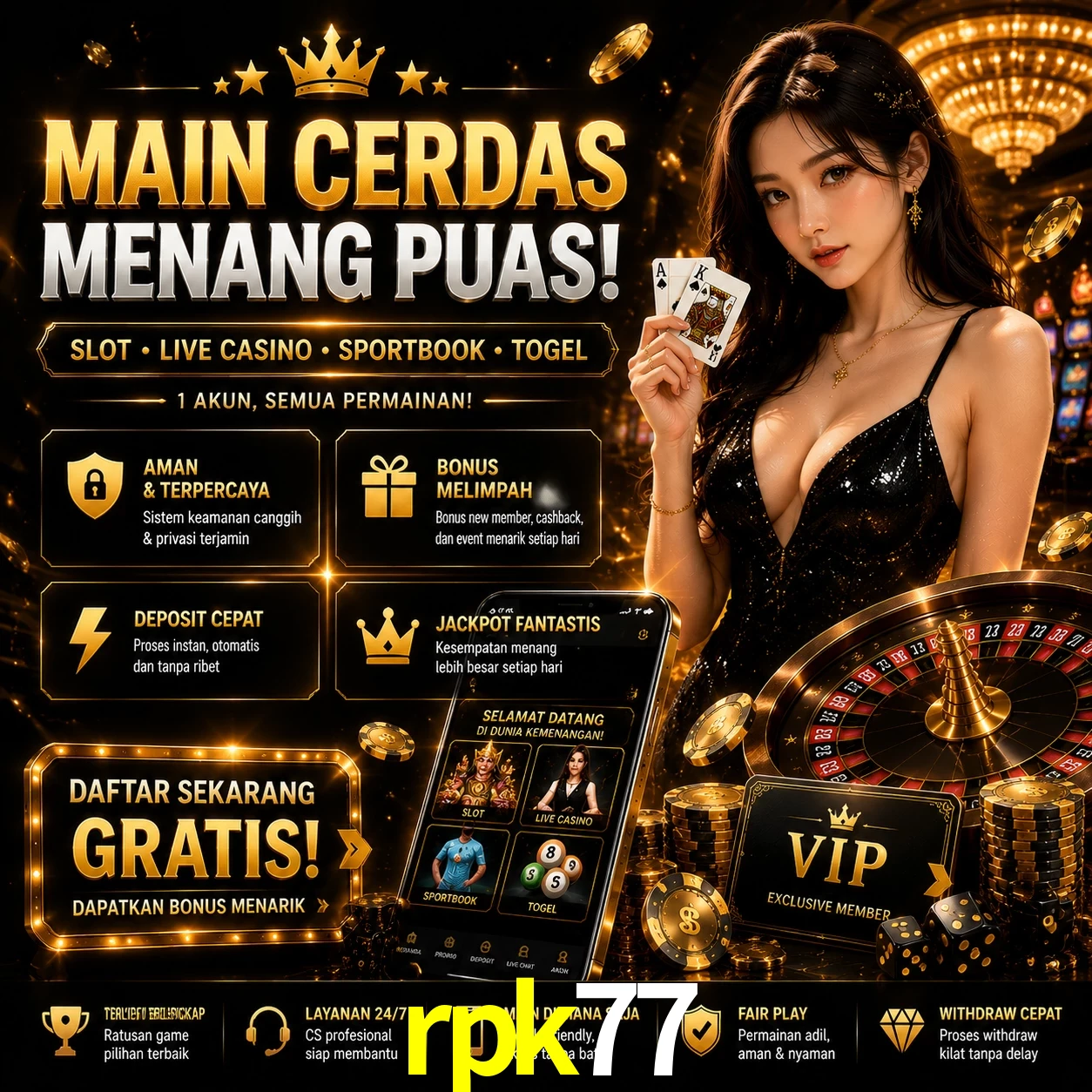 Slots no app rpk77 mobile